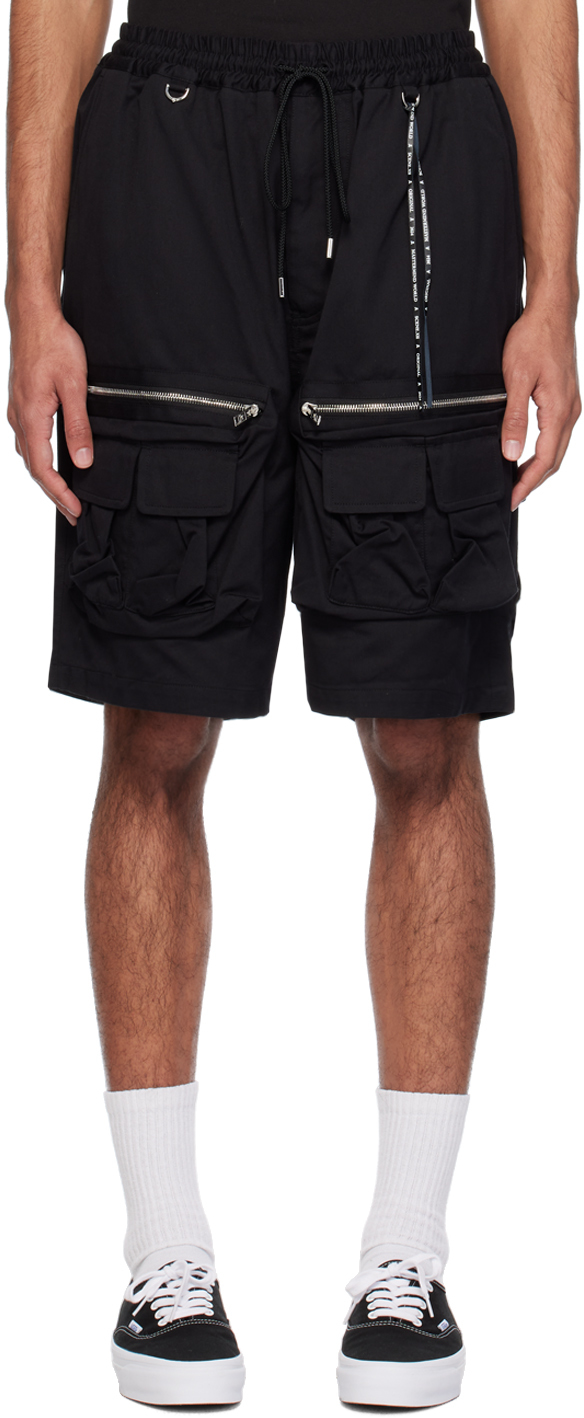 Black D-Ring Shorts