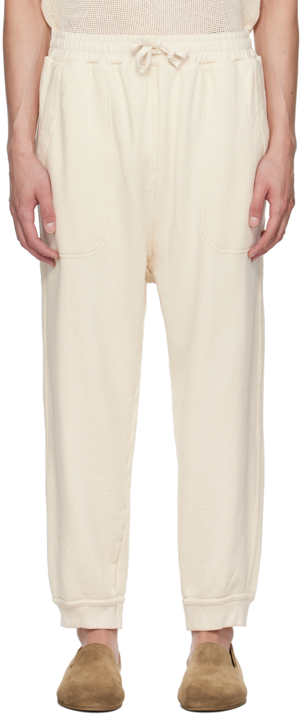 Jan-Jan Van Essche: Off-White Drawstring Sweatpants | SSENSE Canada