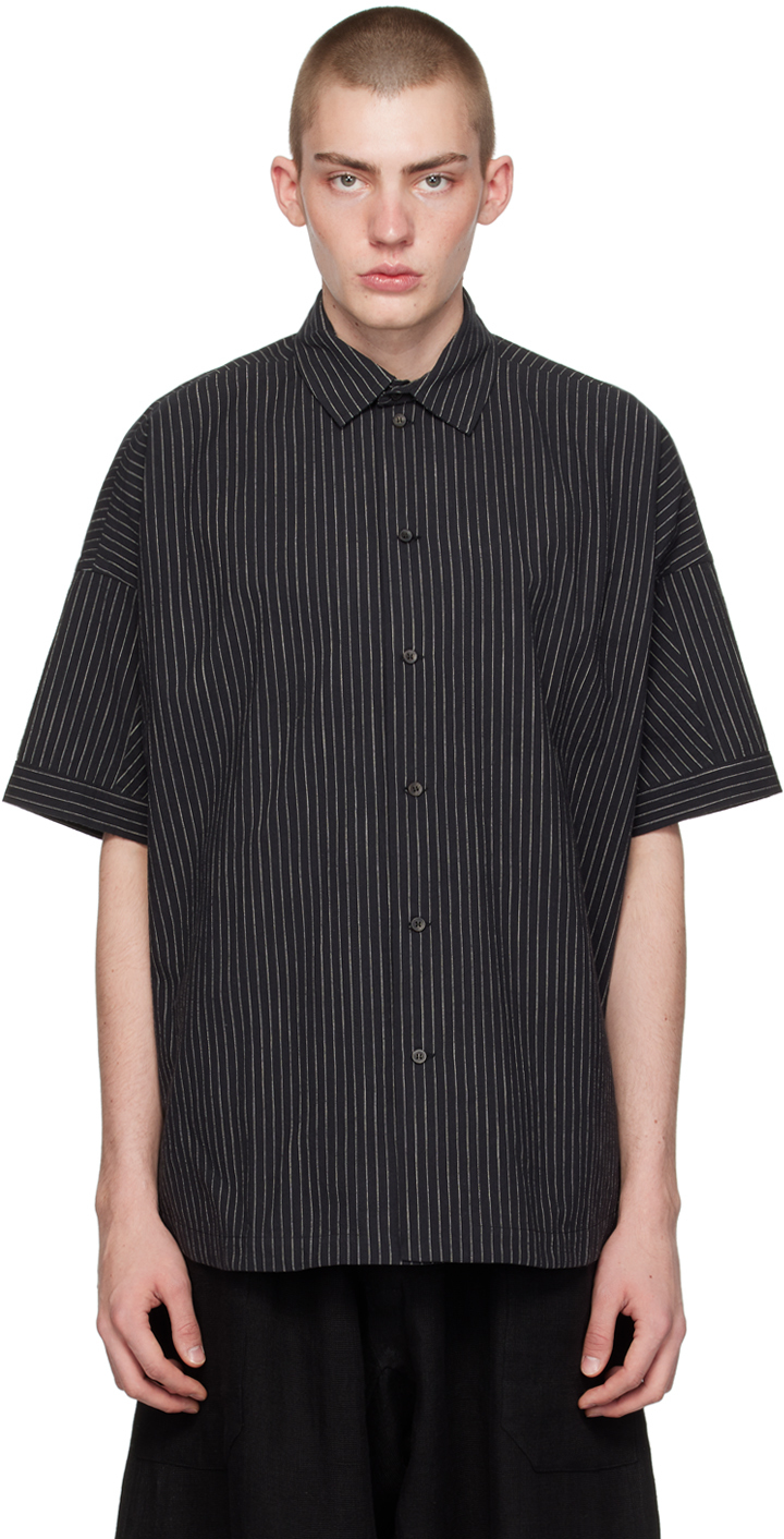 Jan-Jan Van Essche: Black #98 Shirt | SSENSE