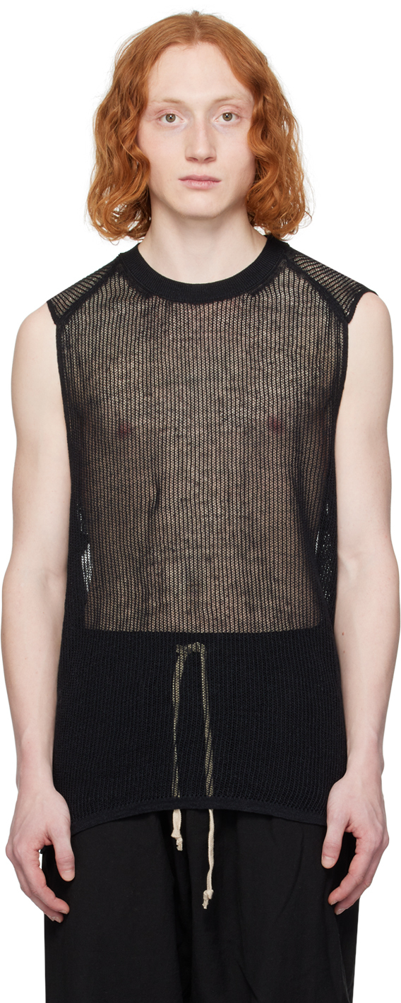 Débardeur Noir Transparent JAPNA - Taille S Junior - Neuf Avec étiquette - Manches Courtes
