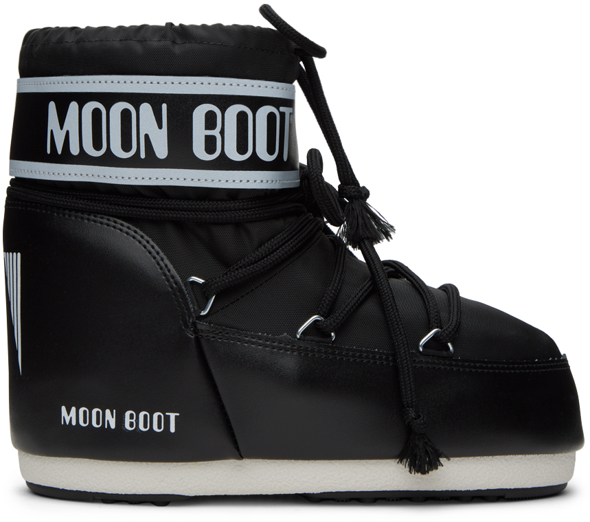 Moon Boot Black Icon Low Boots In 001 Black