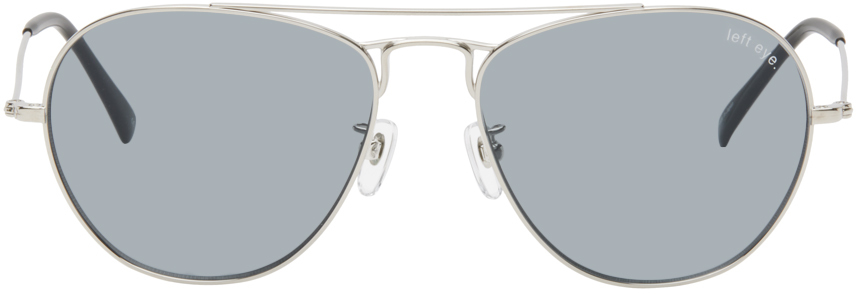 Takahiromiyashita The Soloist Silver William Sunglasses In Gray