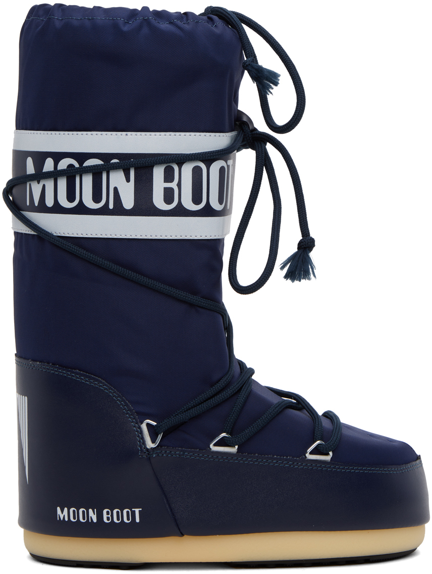 Navy Icon Boots