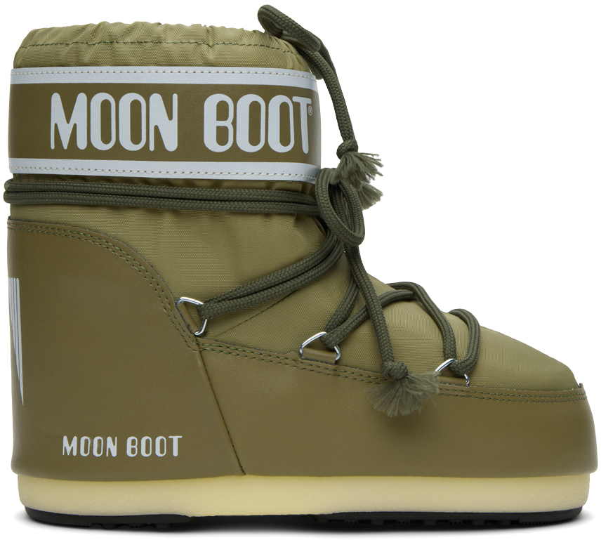Moon Boot Khaki Low Icon Boots In 083 Khaki