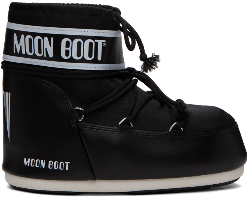 Black Icon Low Boots