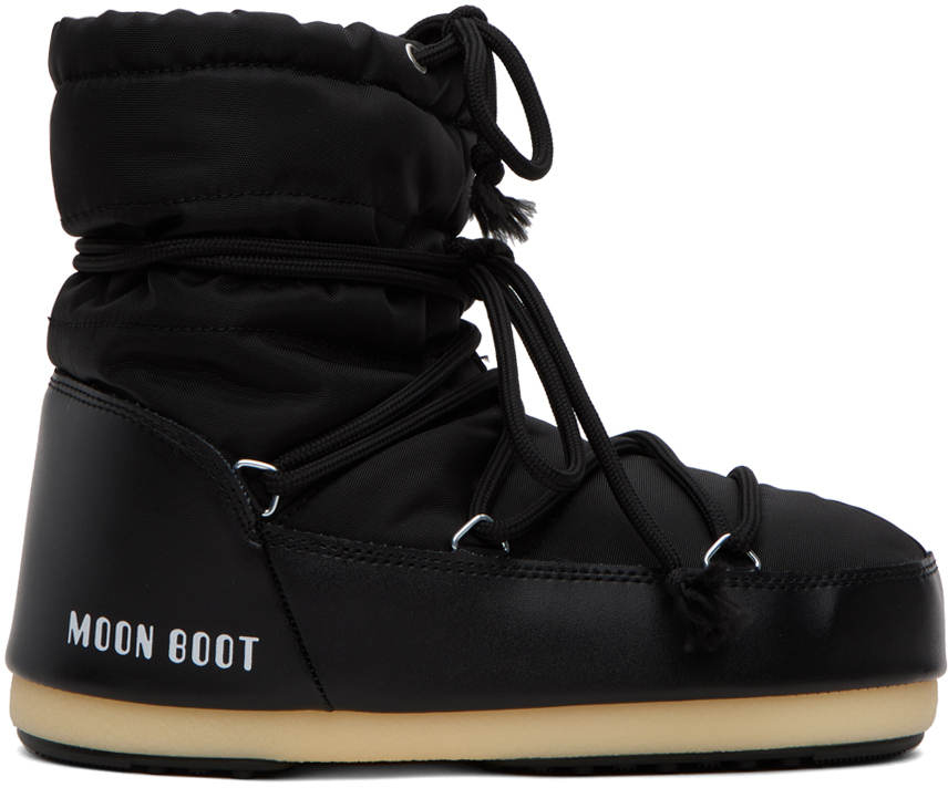 Moon Boot Black Icon Light Low Boots In 001 Black