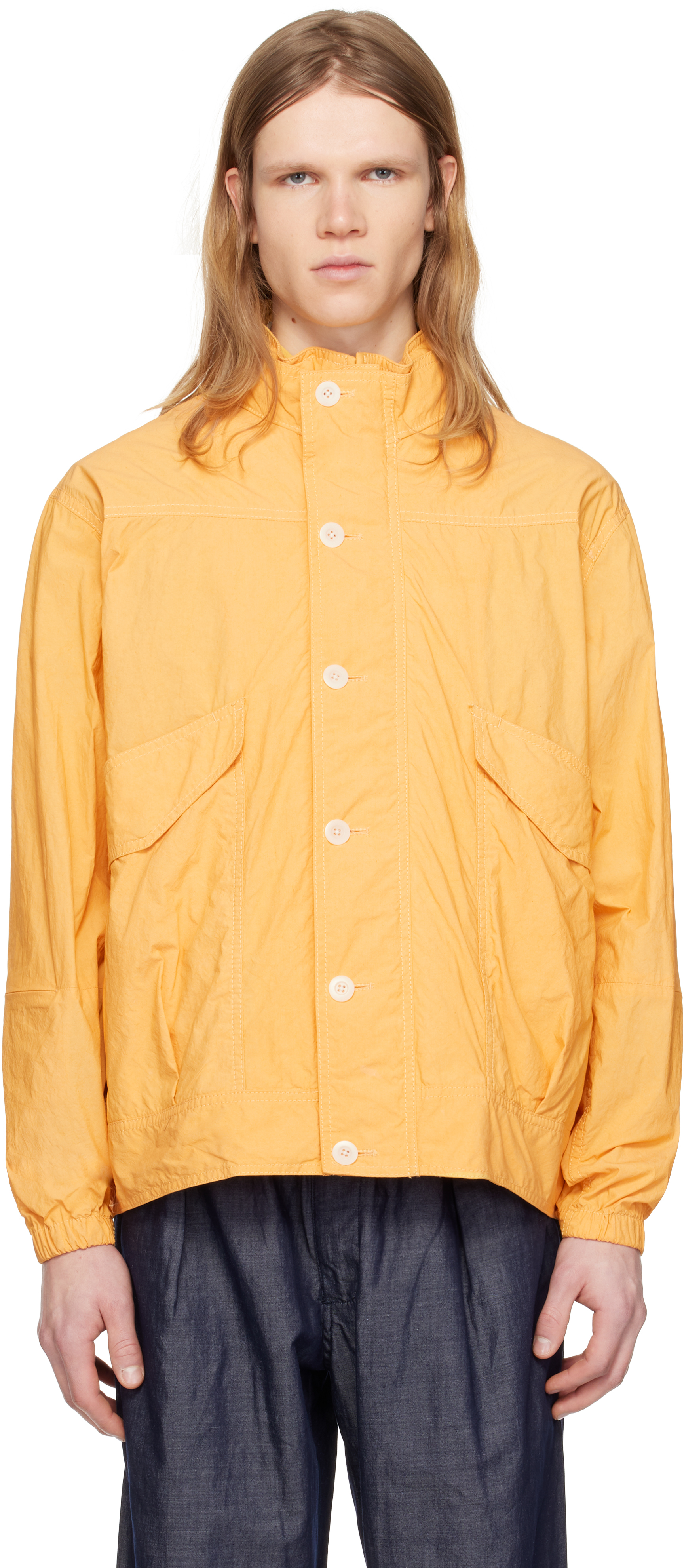 Pilgrim Surf + Supply: Yellow Rigby Hiker Jacket | SSENSE