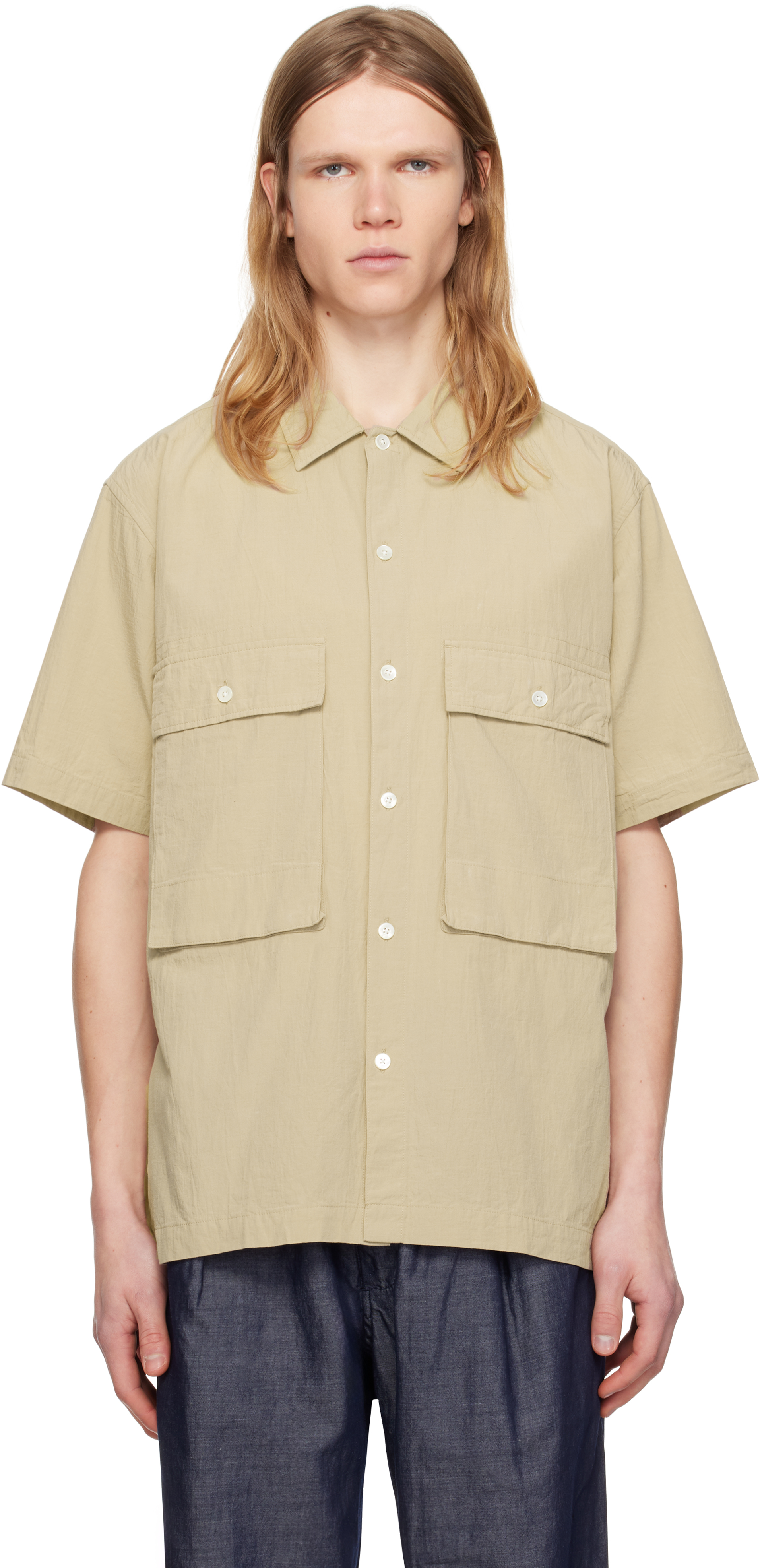 Taupe Ivan Short Sleeve Shirt