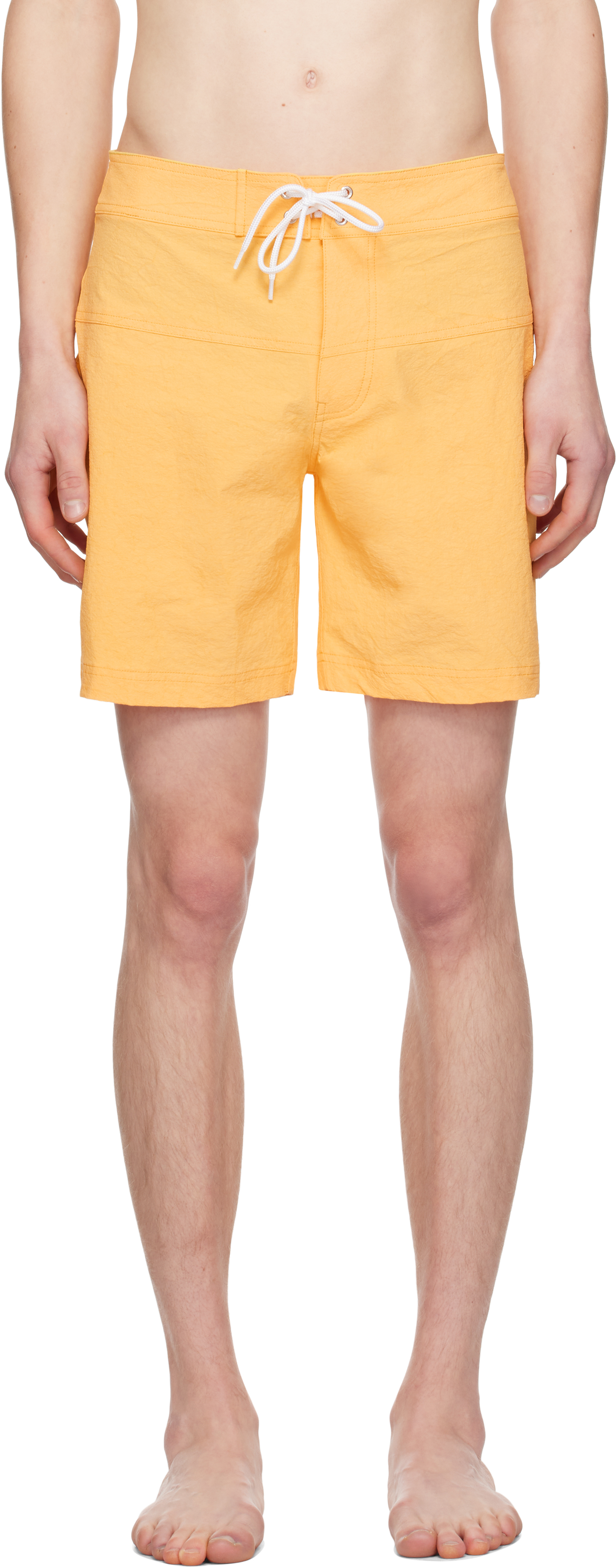 Yellow Quigg Board Swim Shorts