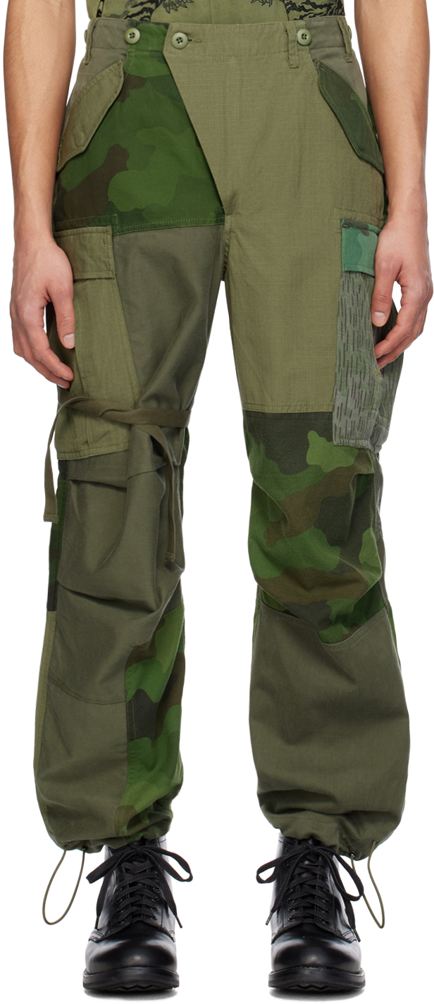 Khaki Upcycled M65 Cargo Pants