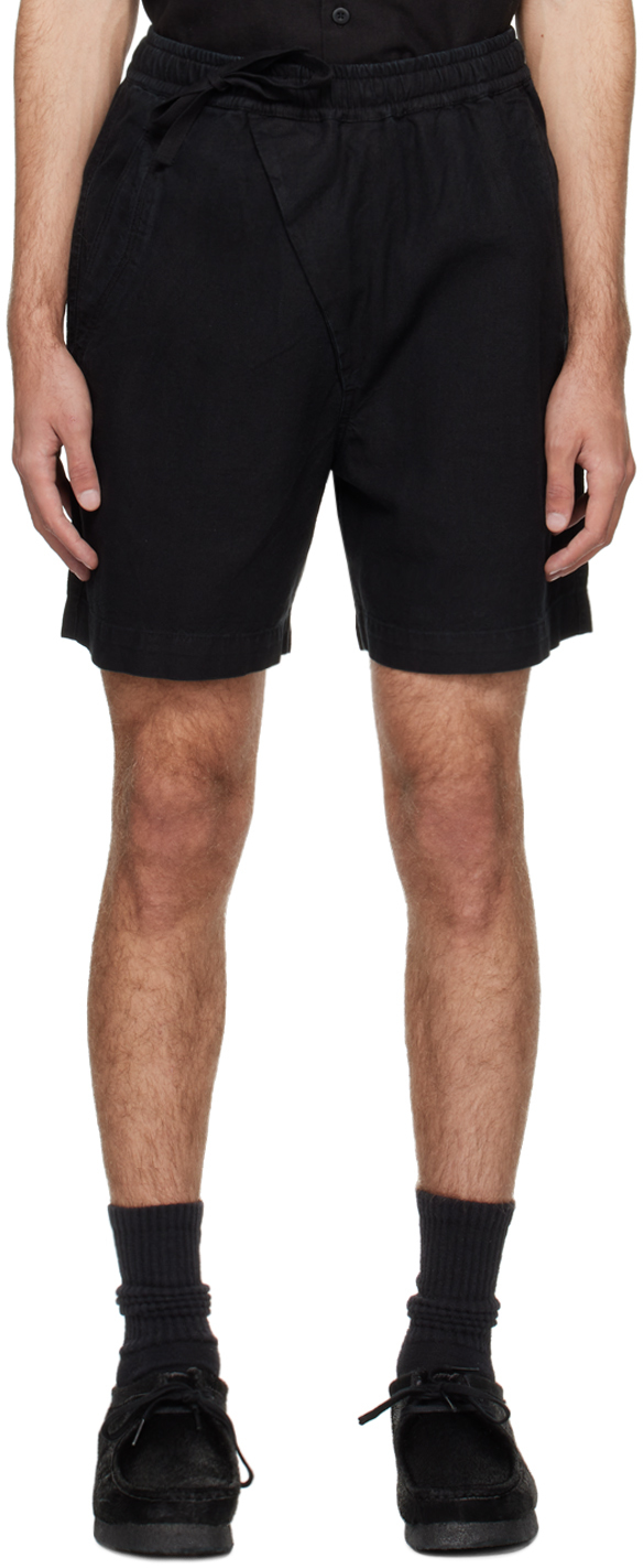 Black Asym Shorts