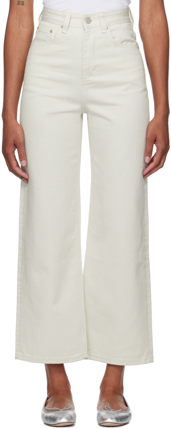 Off-White Wide-Leg Jeans