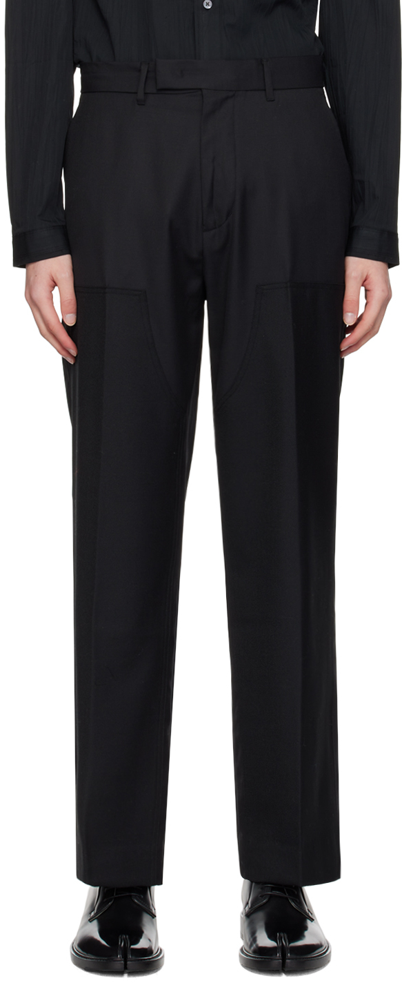 Shop Youth Black Carpenter Trousers