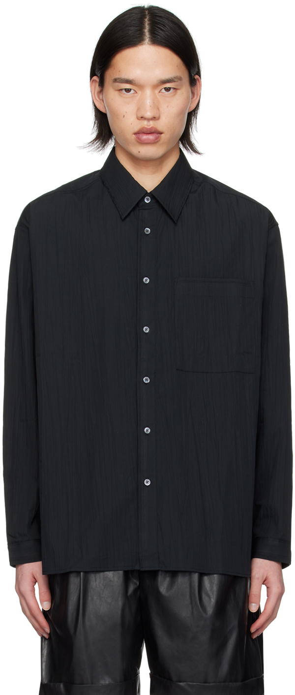 Youth: Black Cut-Off Shirt | SSENSE