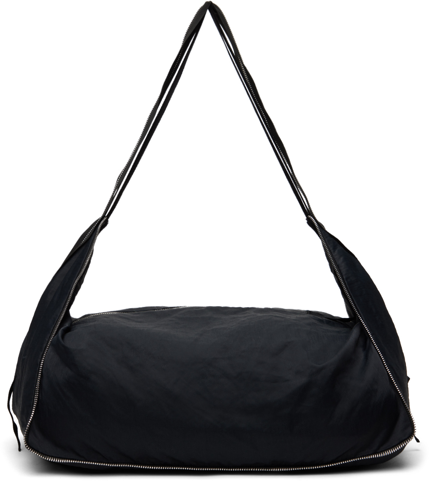 Shop Kiko Kostadinov Black Cailleach Bag In Pebble Black