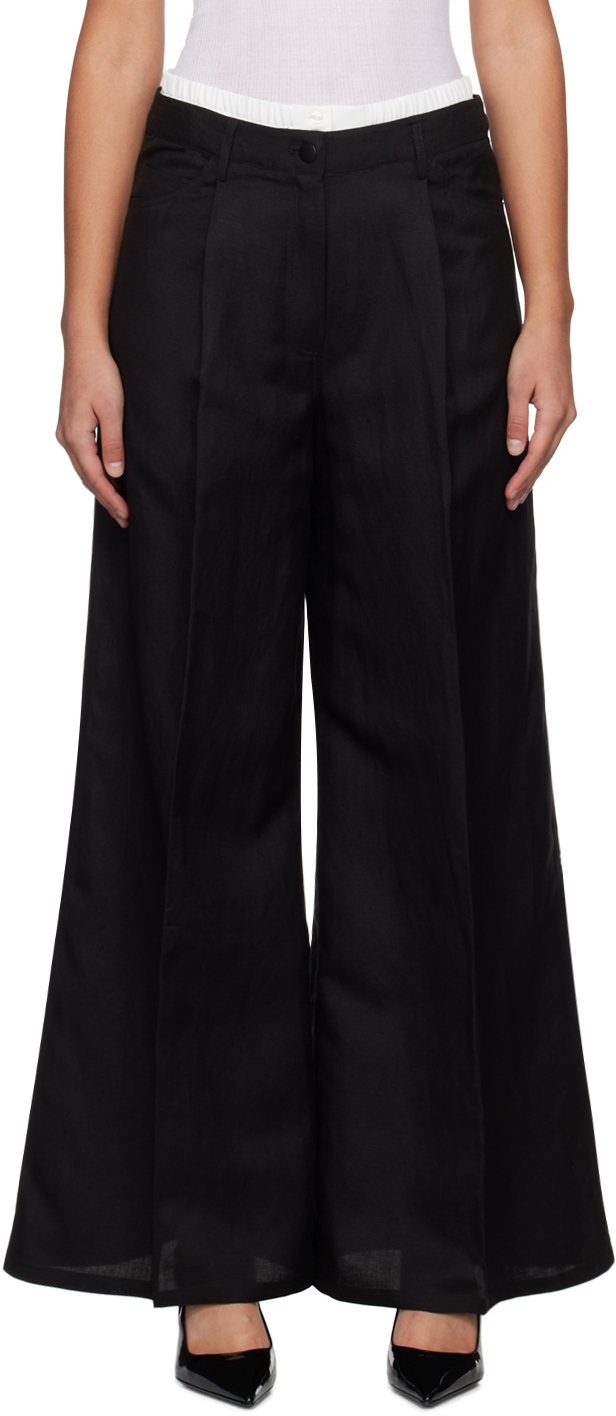 Black Suiting Trousers