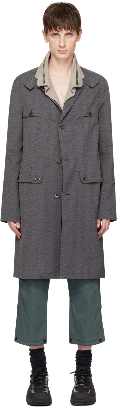 Gray Brecht Coat