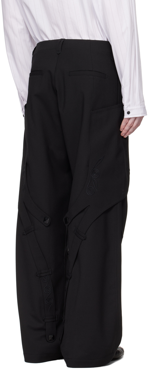kiko kostadinov nesebur embroideredトラウザー（Kiko Kostadinov 