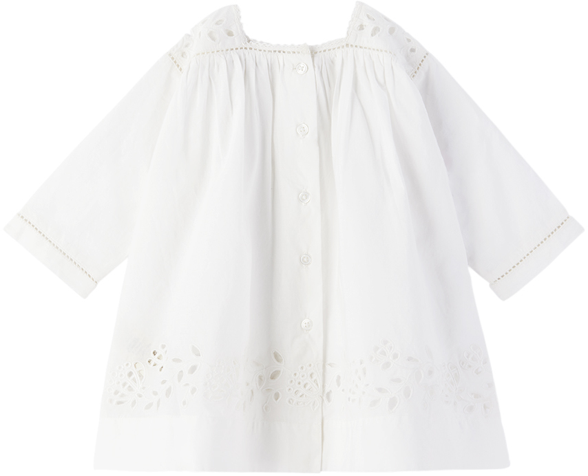 Shop Caramel Baby White Claire Dress