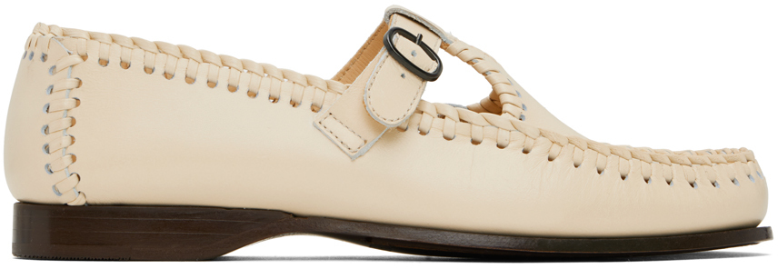 Hereu Off-white Alaro Loafers In Ivory