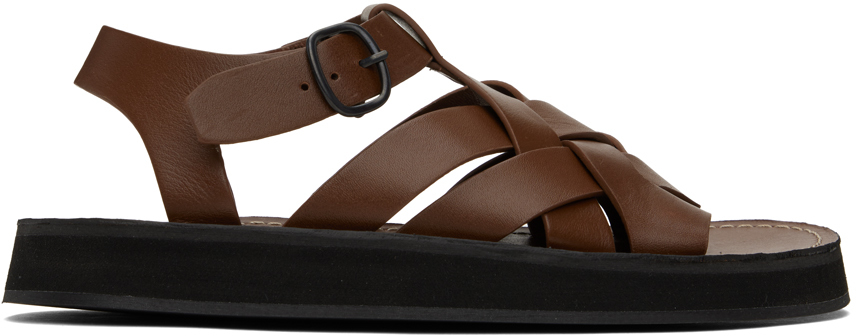 HEREU Brown Beltra Sandals