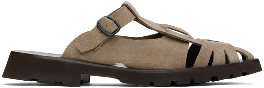 Taupe Canya Sport Mules