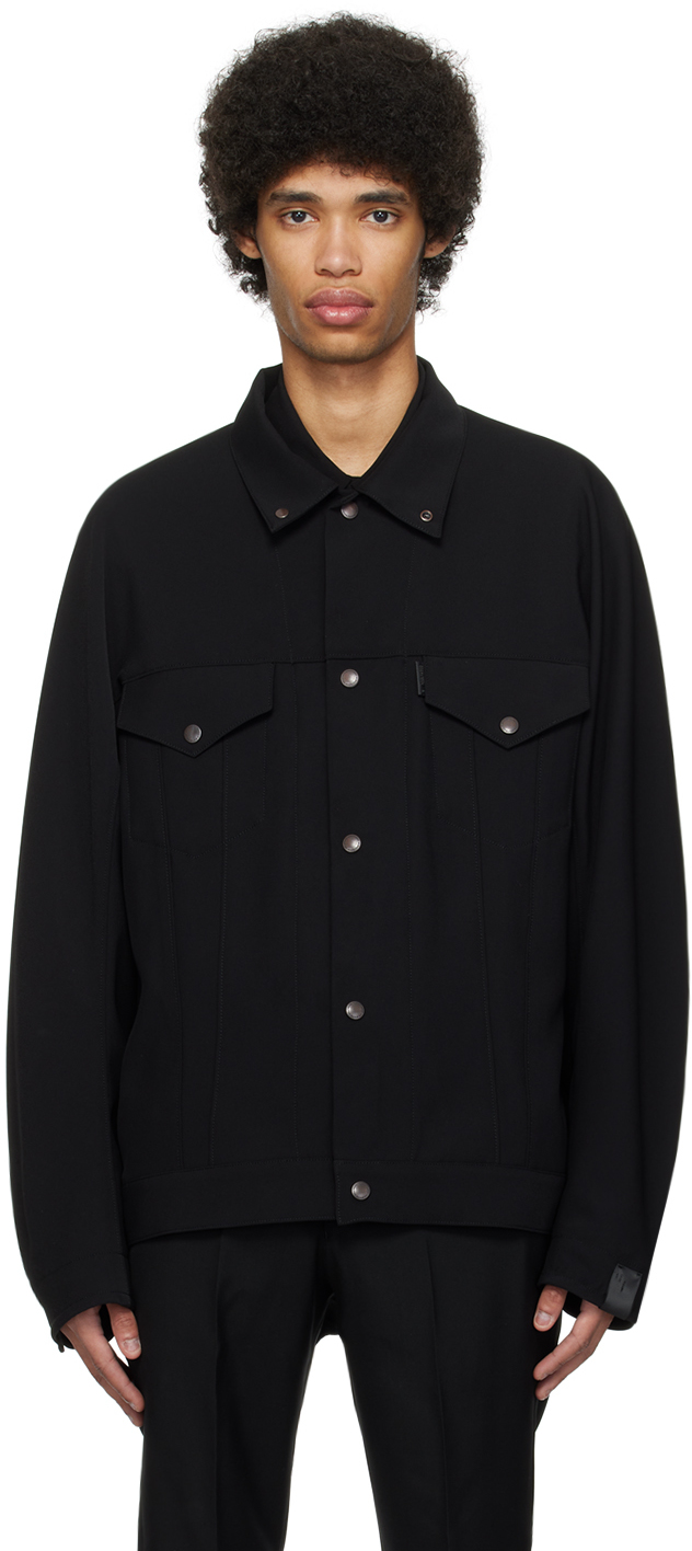 Shop N.hoolywood Black Buttoned Jacket