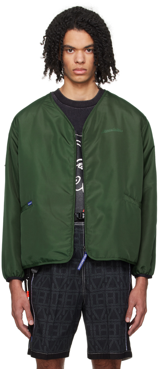 DEVÁ STATES: Green Patch Jacket | SSENSE Canada