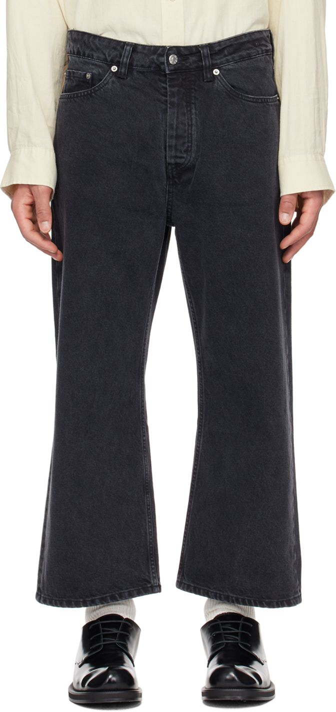 Shop Hope Gray Drop Jeans In Washed Black