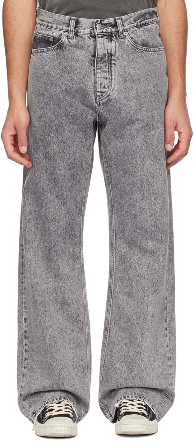 Shop Hope Gray Criss Jeans In Mid Grey Stone 2