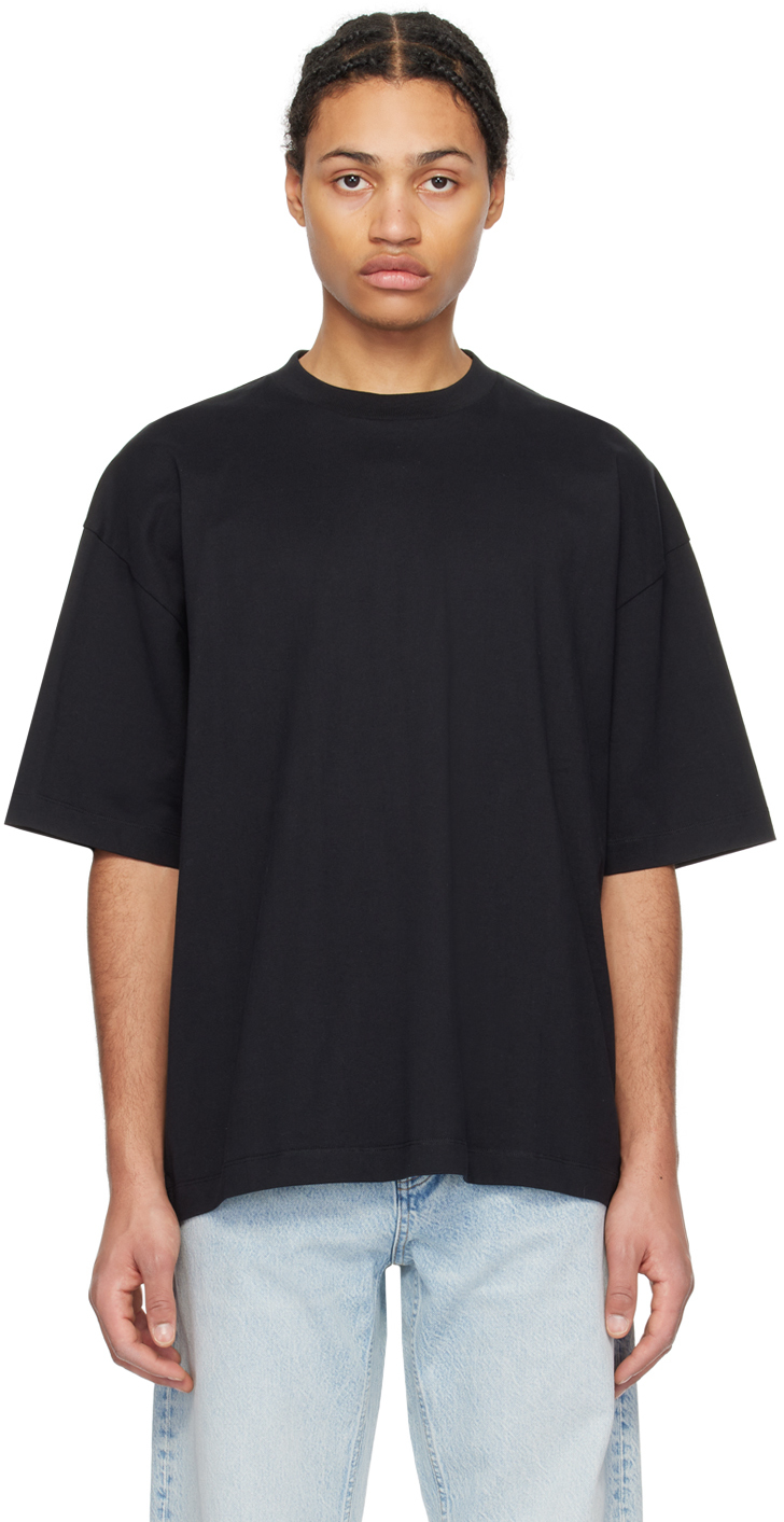 T-shirt Black Scale - Taille L, Noir, Motif échelle, Col Rond, Occasion Très Bon état