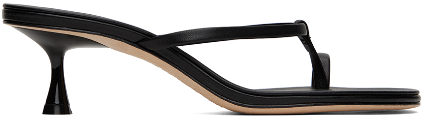 Black Edith 50mm Heeled Sandals