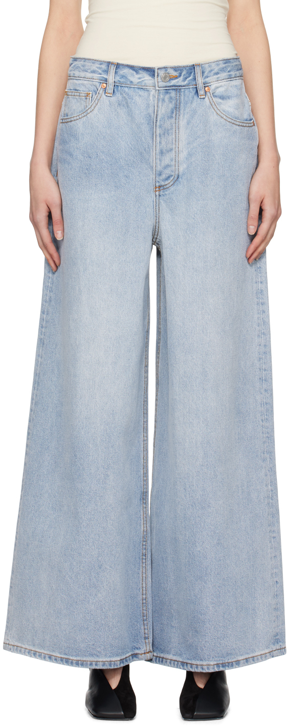 Camilla And Marc Blue Mateja Jeans In L60 Washed Blue