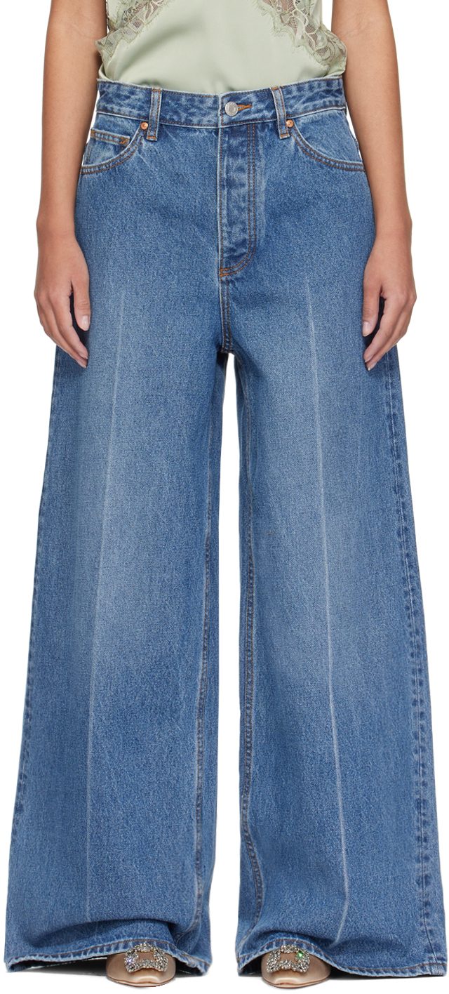 Shop Camilla And Marc Blue Argento Jeans In M60 Classic Blue