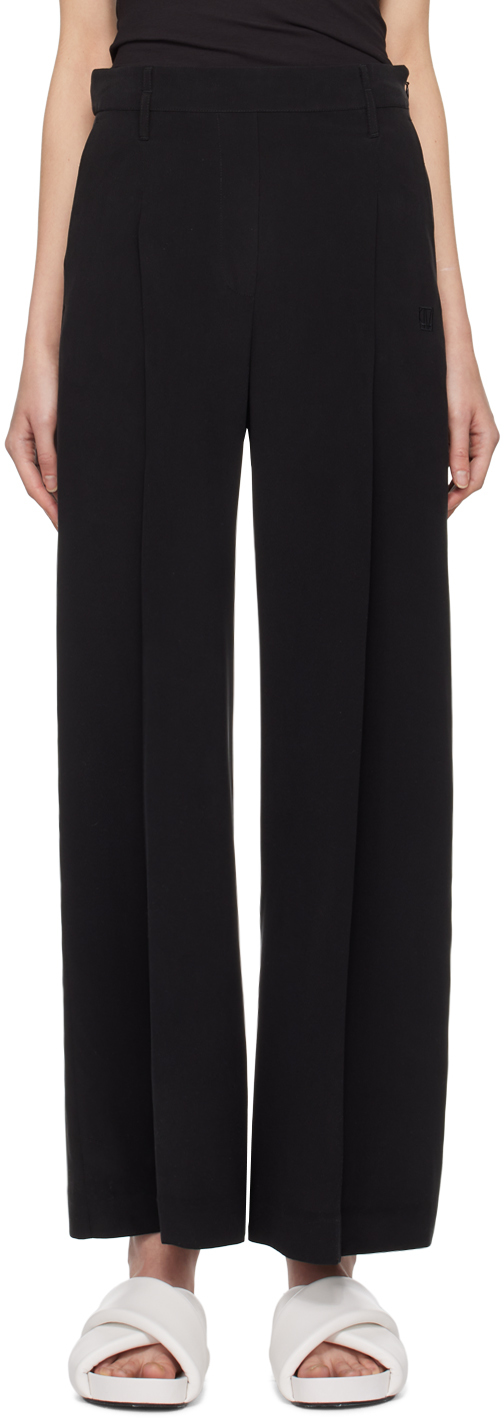 Camilla And Marc Black Seren Trousers In Dblk Black