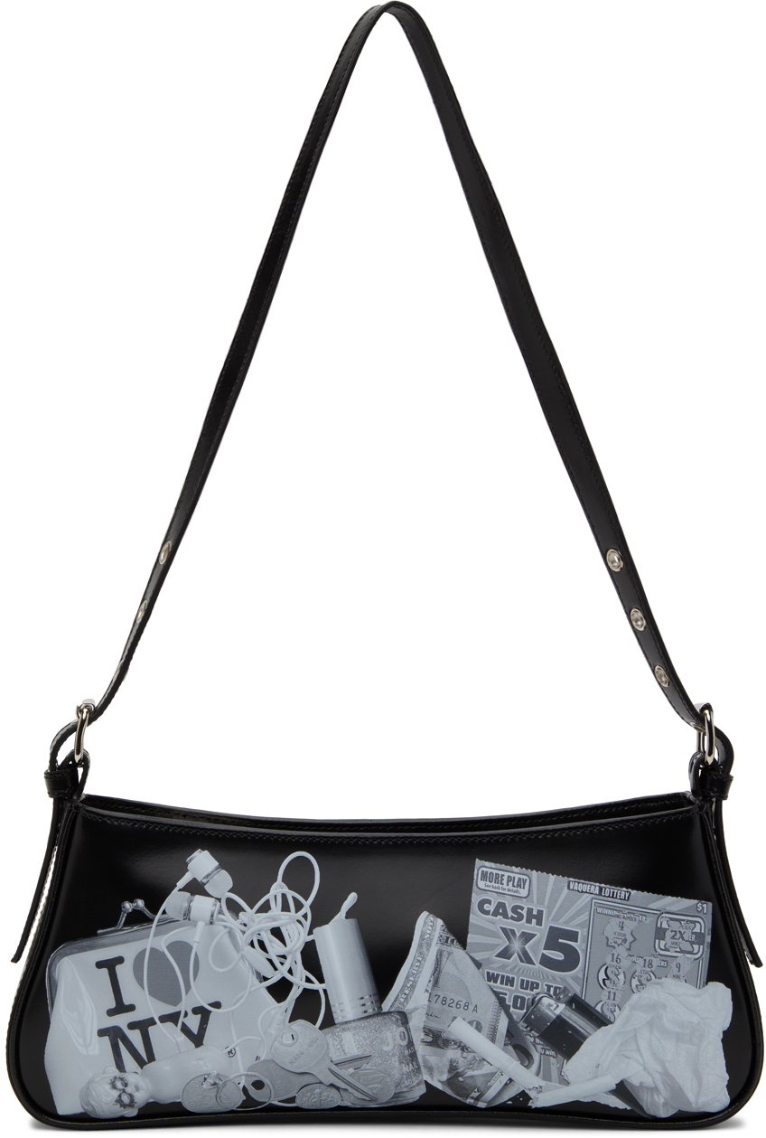 Vaquera Black Trompe-l'oeil Bag In 1 Black Print