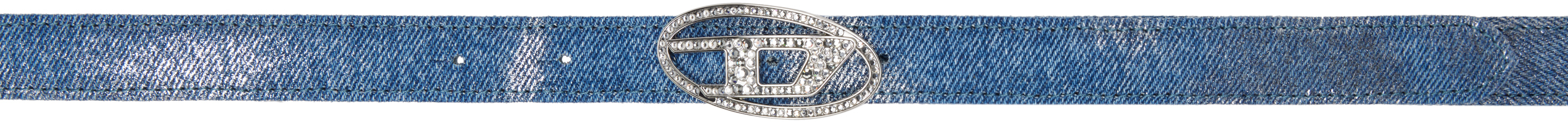 Blue B-1dr Strass 20 Belt by Diesel on Sale