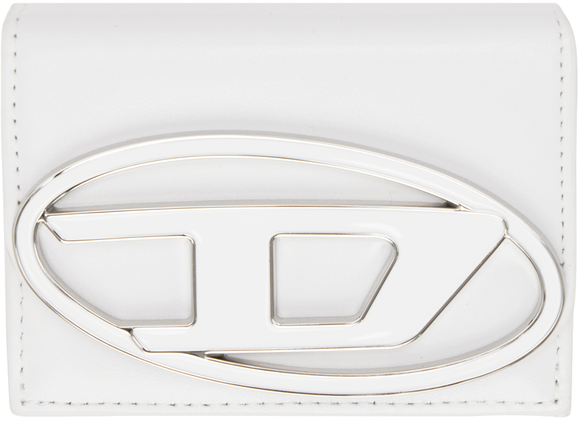 Diesel White 1dr Tri Fold Coin Xs Ii Wallet In T1003