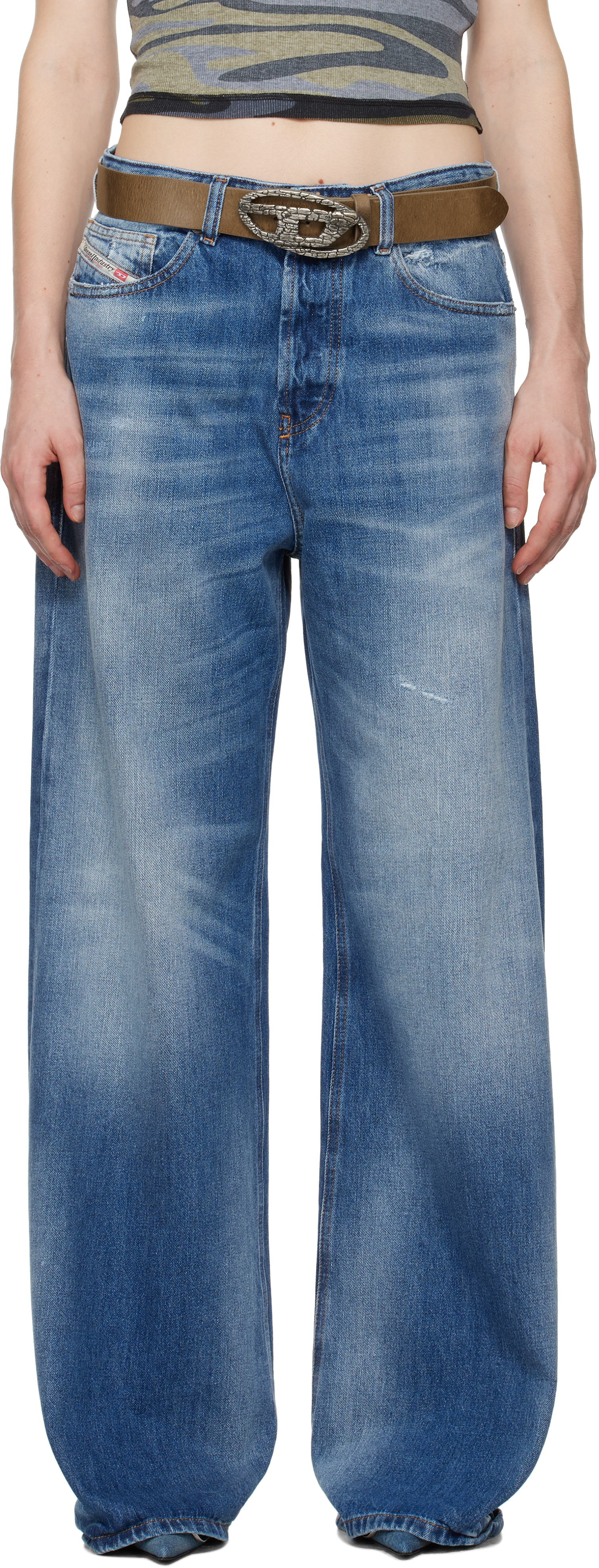 Blue Relaxed 1996 D-Sire 09J81 Jeans