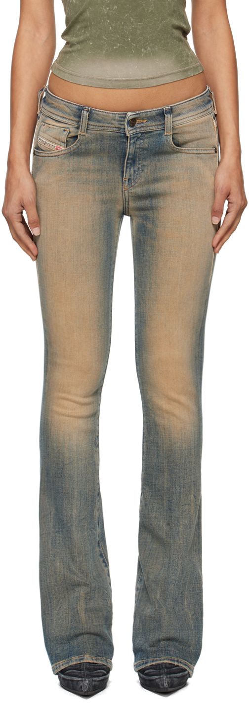 Shop Diesel Blue D-ebbey 09j23 Jeans In 01