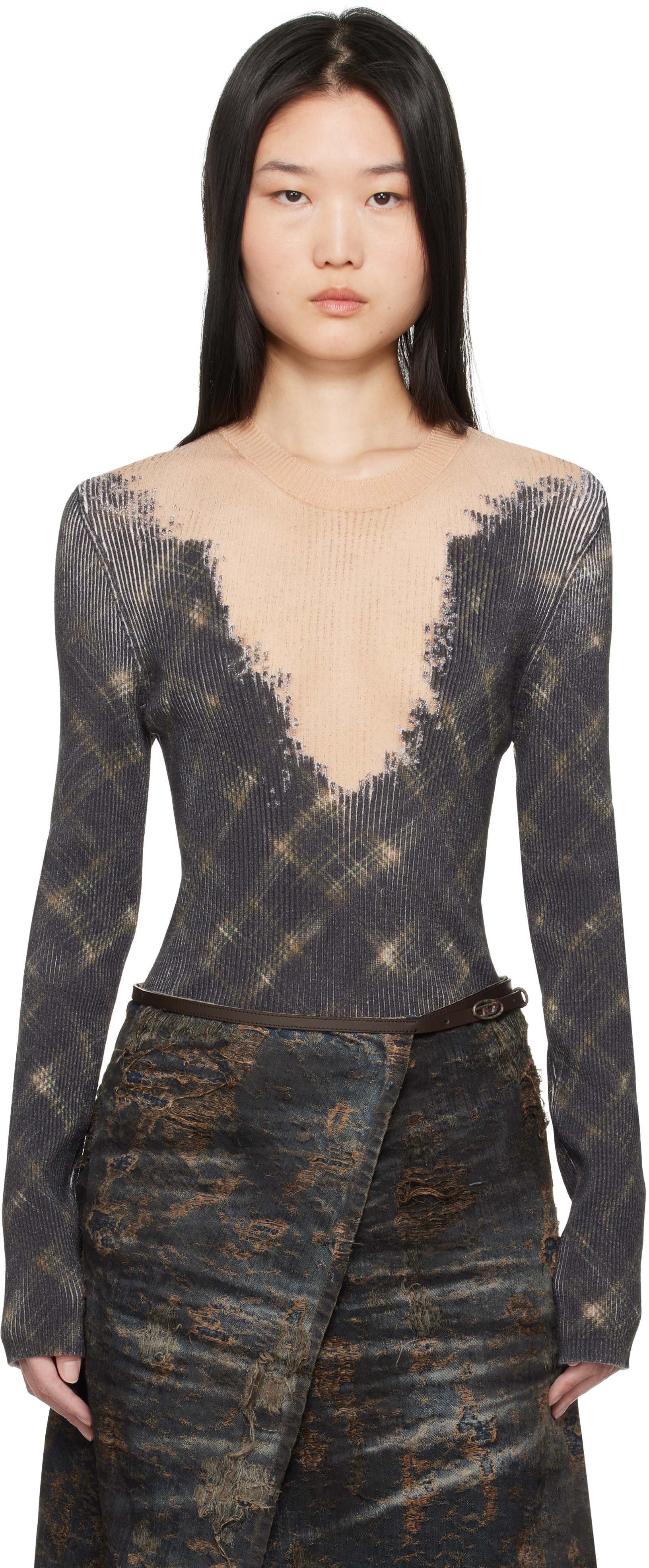 美品　DIESEL 24AW K-Fedro ニット　定価135,300円　M 美品 DIESEL 24AW K-Fedro ニット 定価135,300円 M - メルカリ