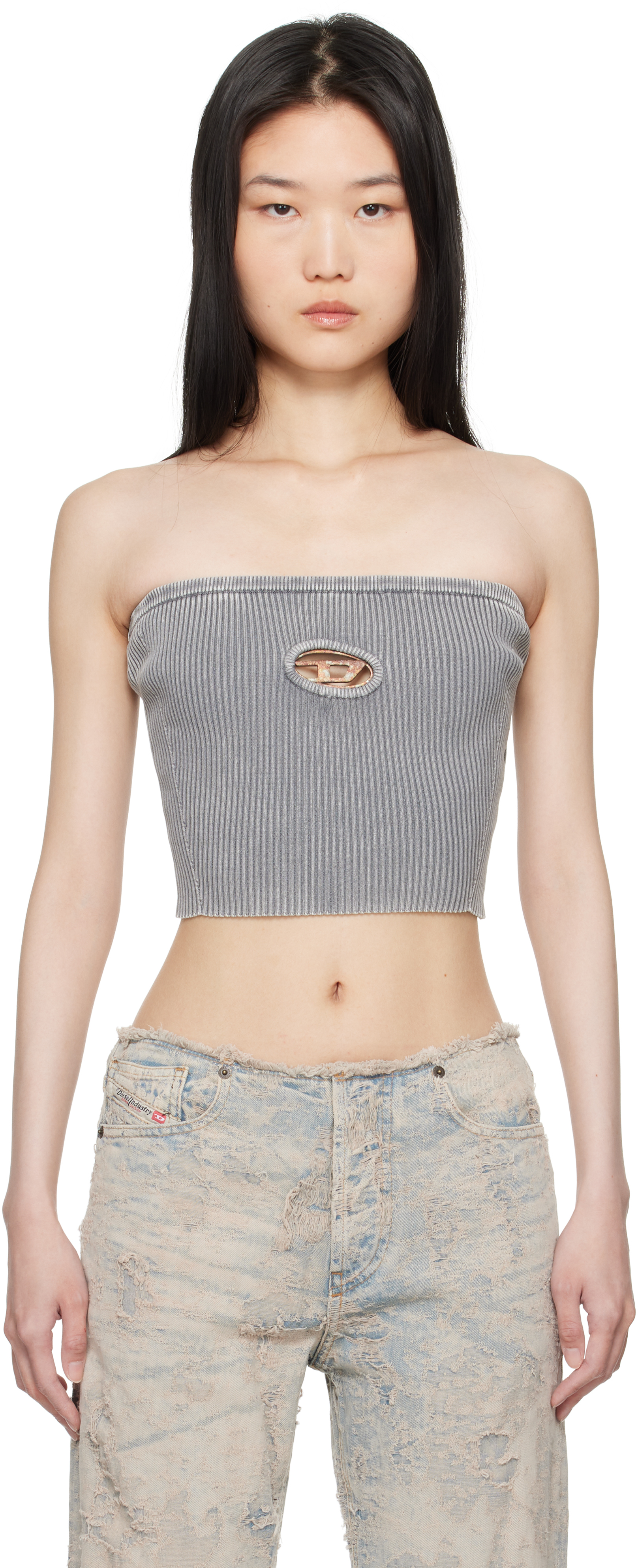 DIESEL M-Clarksville チューブトップ XS セール】レディース トップス M-CLARKSVILLE（チューブトップ