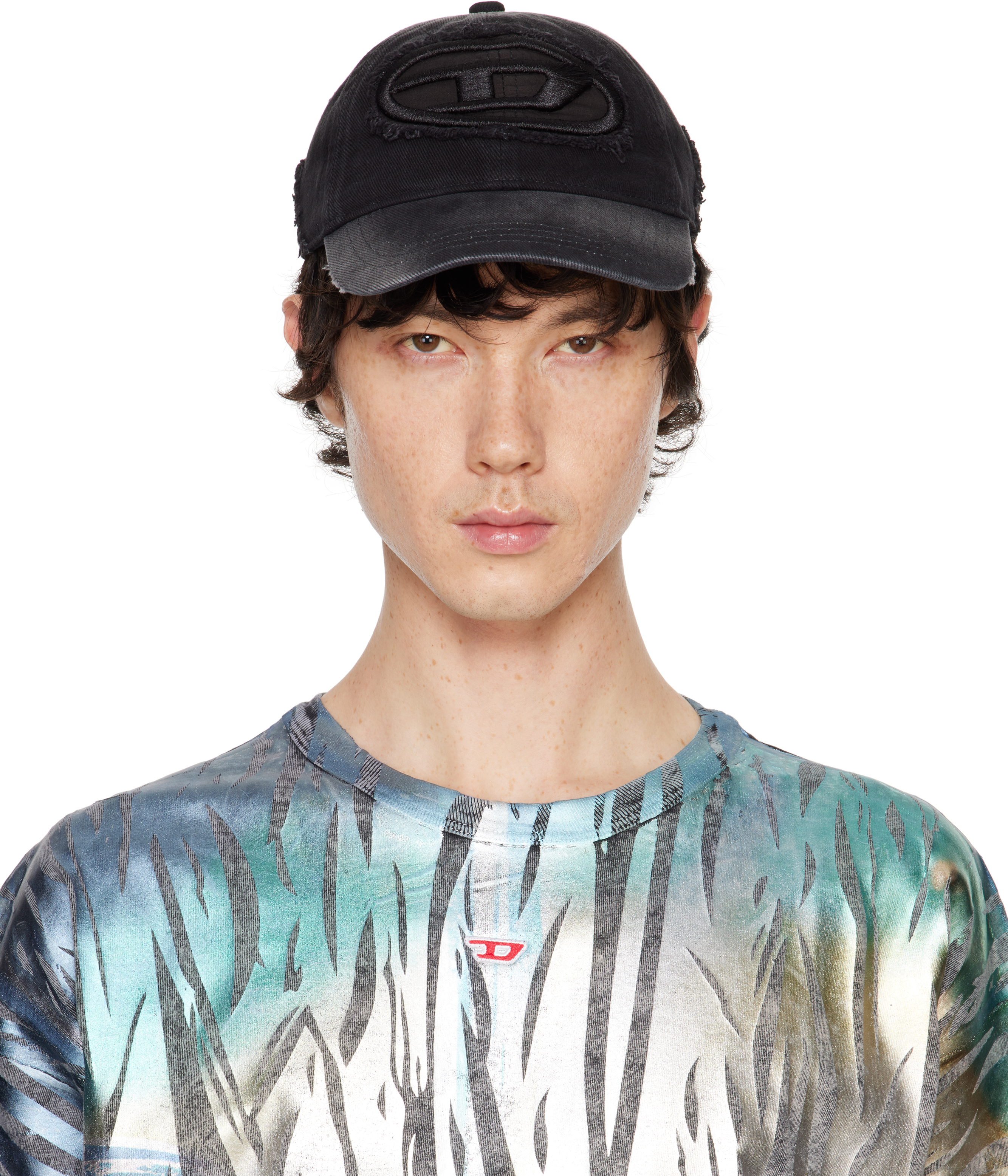 Shop Diesel Black C-orson Cap In 97w