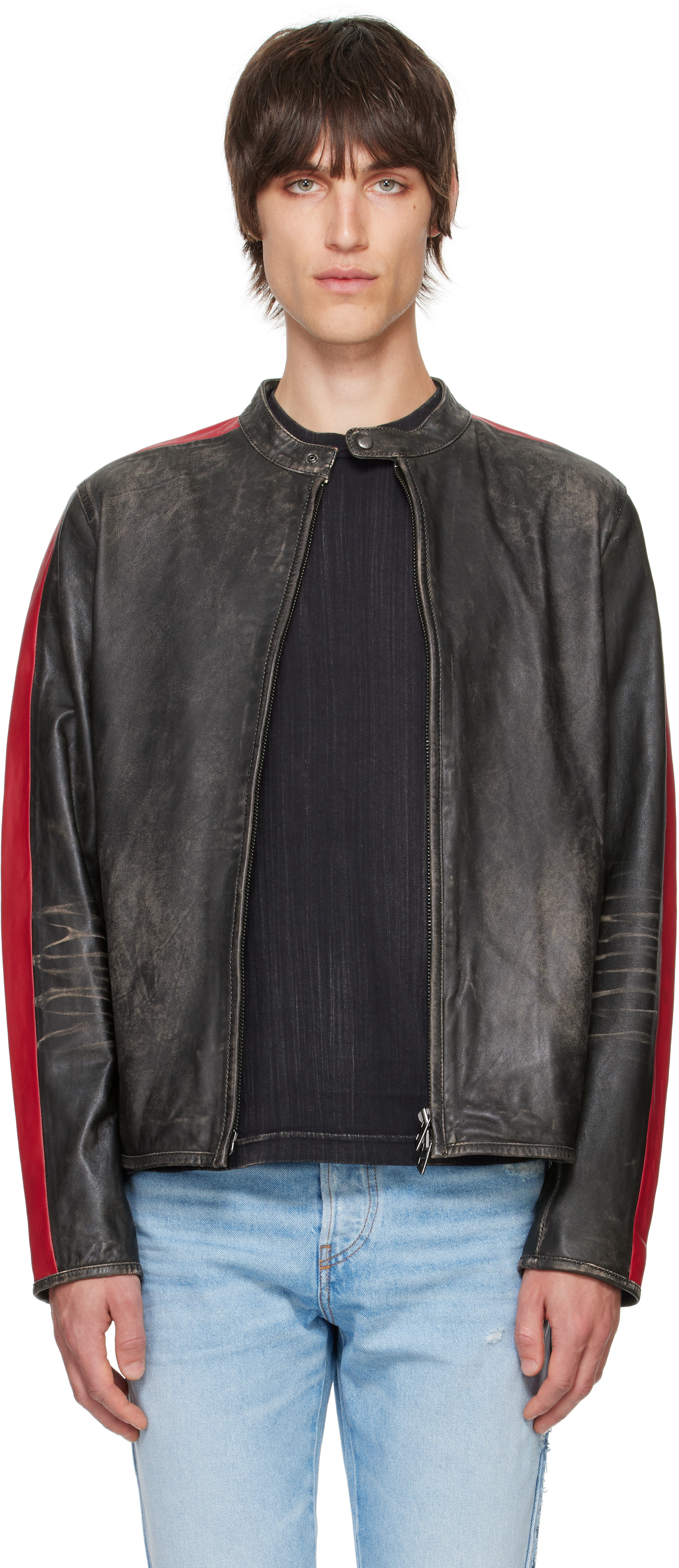 Black L-Renn Leather Jacket