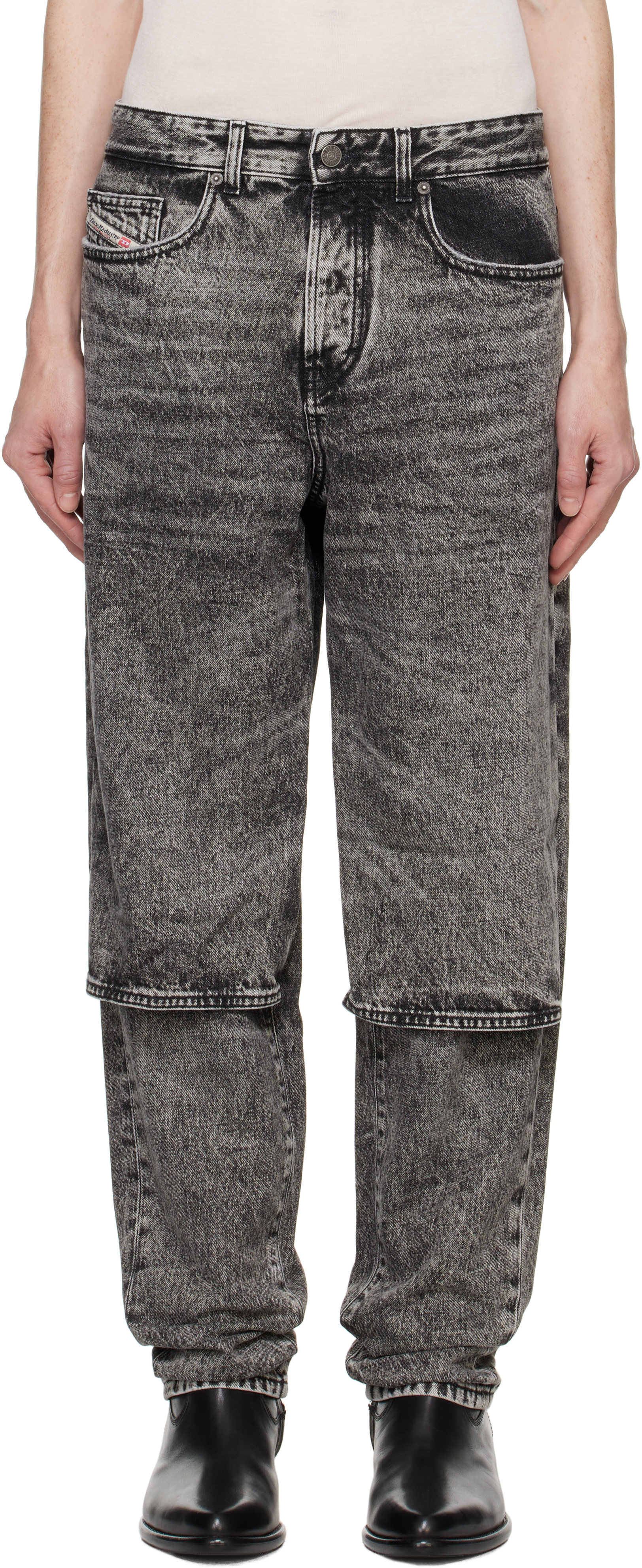 Black Regular D-Malon Jeans