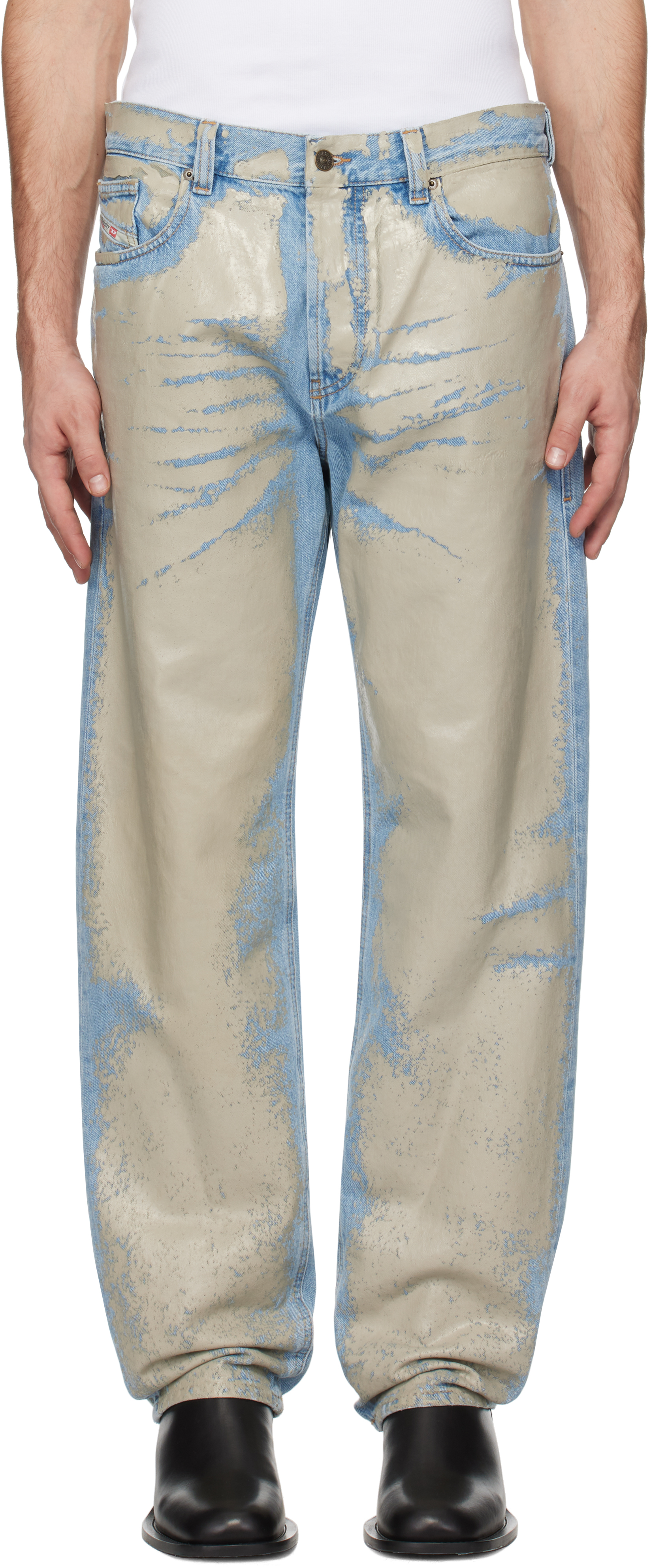 【DIESEL】D-jiann Trouser デニムジーンズ ベージュ 25SS 25SS】BONBOM ボンボム / DOUBLE TUCK DENIM PANTS / デニム