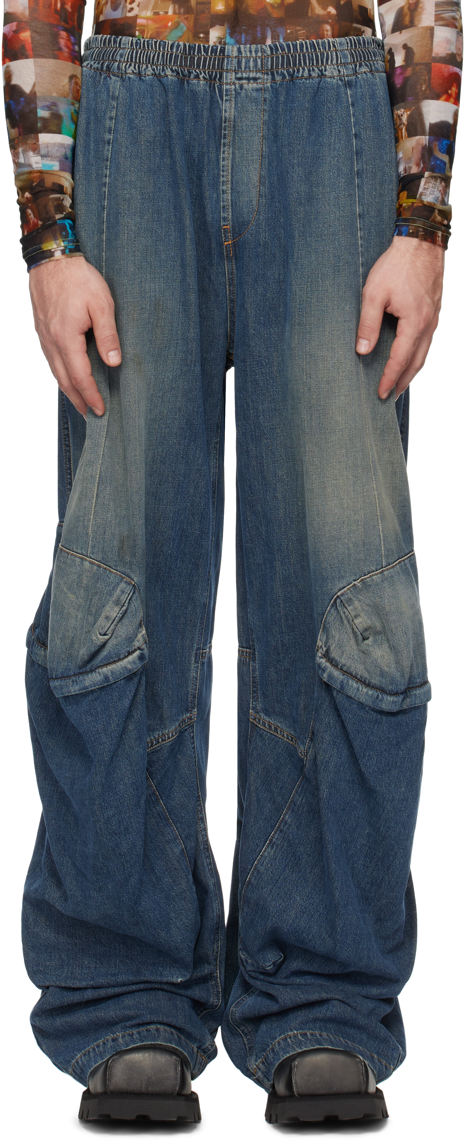 Blue D-Para-Fsf Jeans