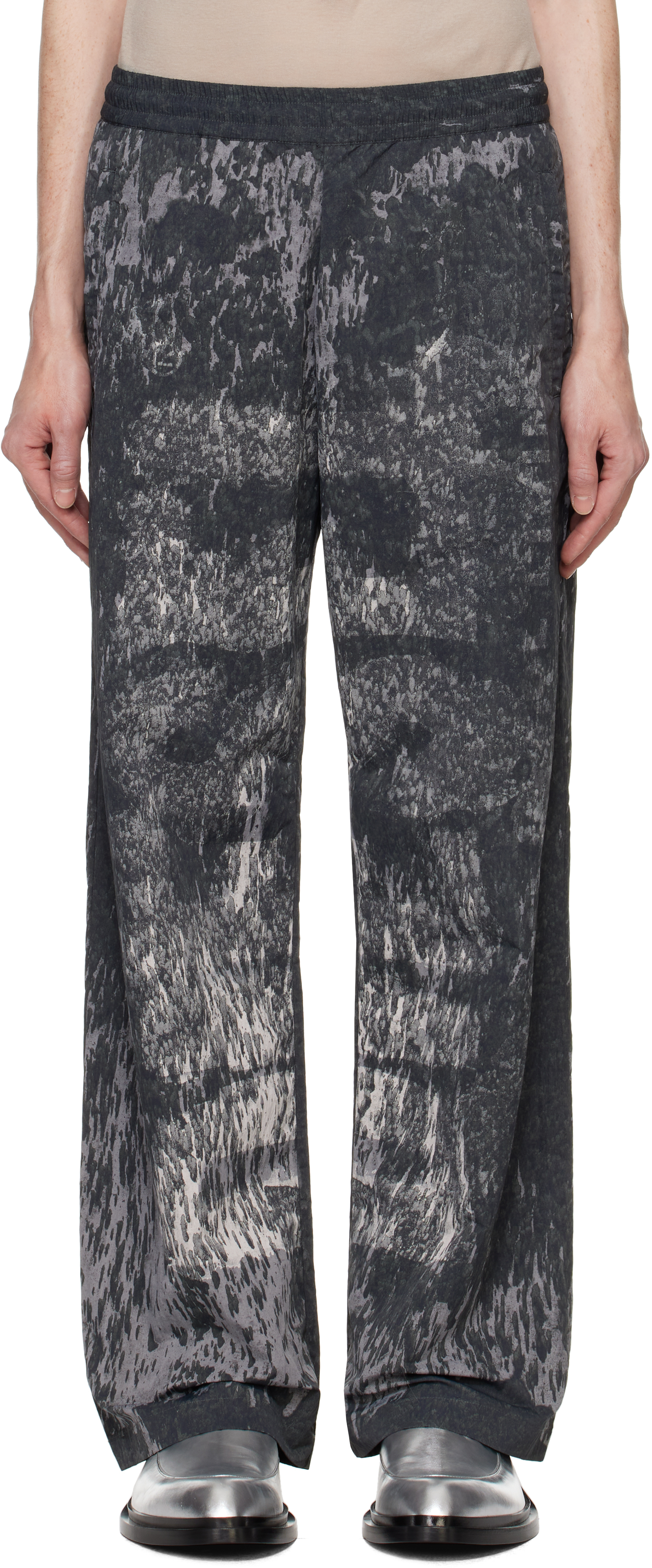 Gray P-Brick Trousers