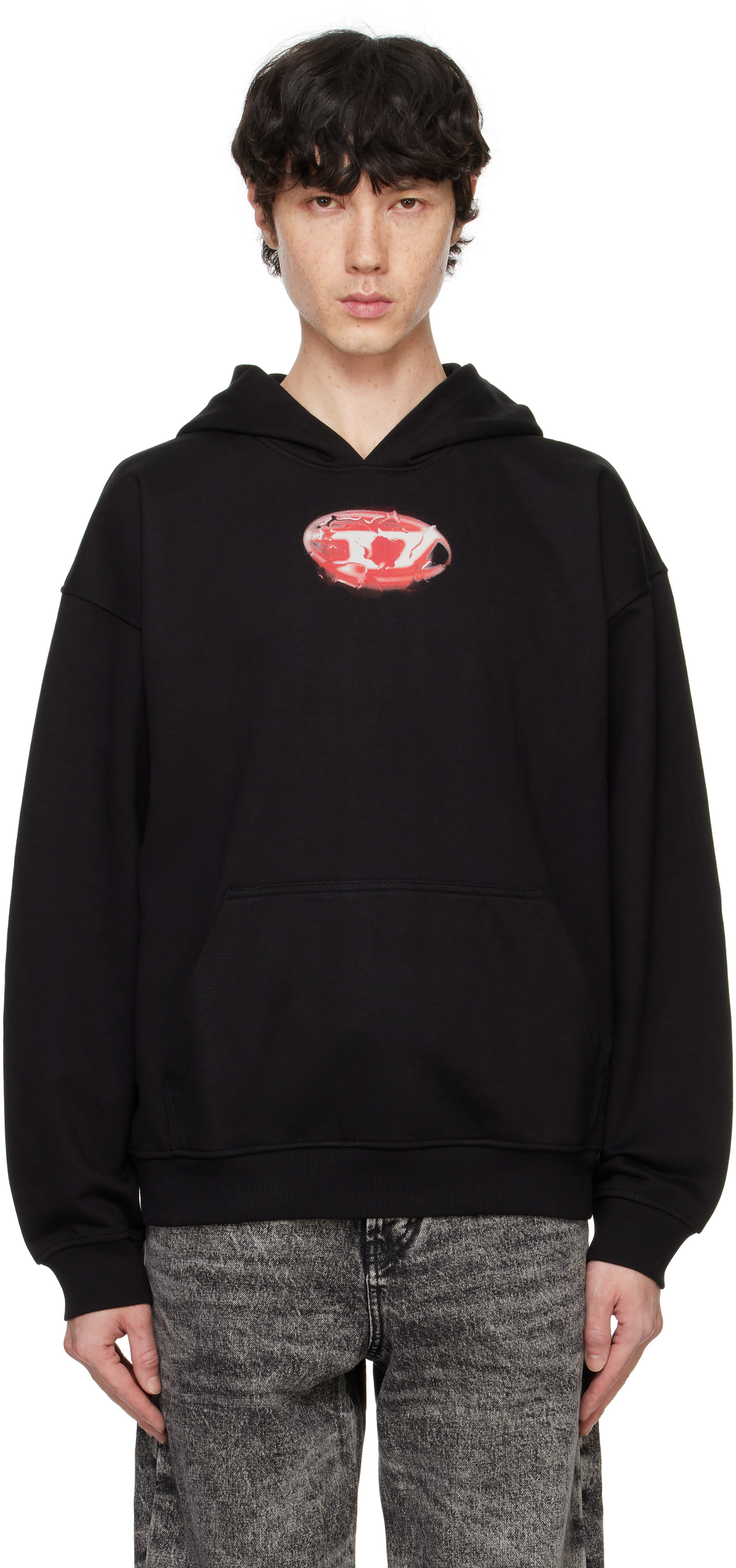 【関税込み】Diesel ブラック S-Boxt-Hood-K3 フーディ Dieselのブラック S-Boxt-Hood-K3 フーディがセール中