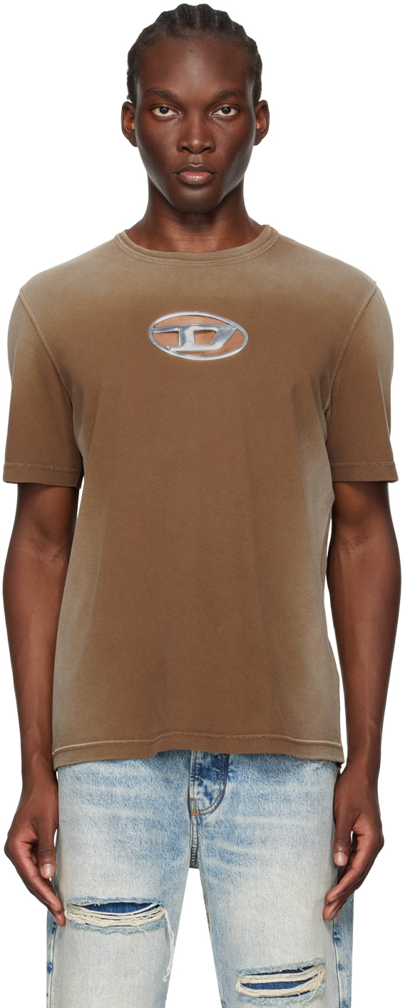 Brown T-Adjust-Q8 T-Shirt